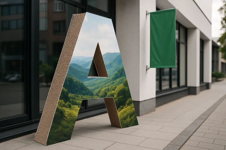 Een creatieve en duurzame benadering met re-board en gevelvlaggen